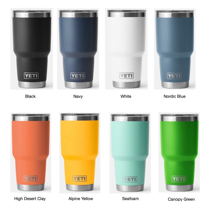 30 oz Yeti Rambler Tumbler