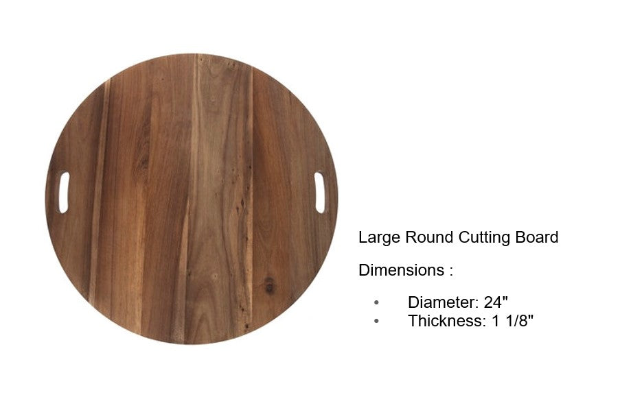 Large Round Cutting Board