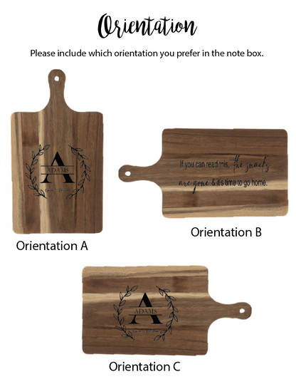 Paddle Cutting Board