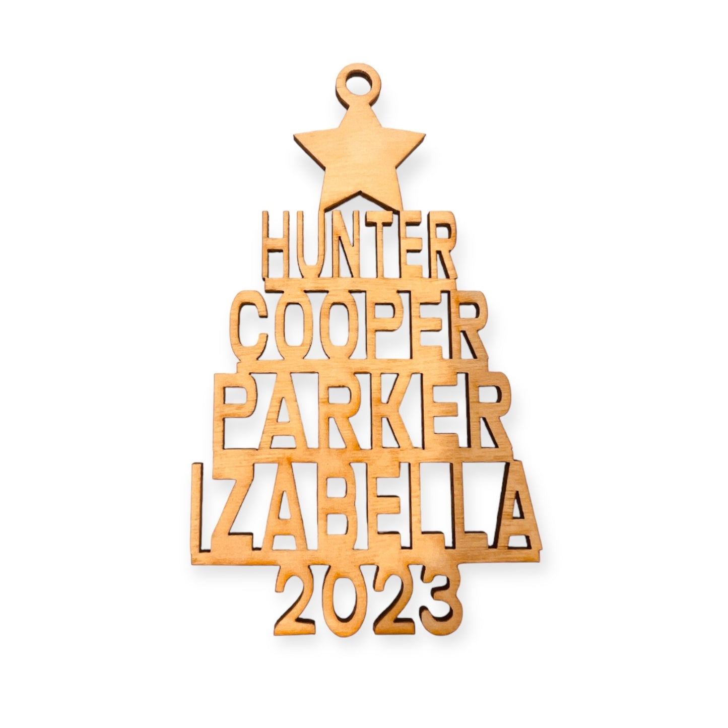 Family Christmas Tree Ornament