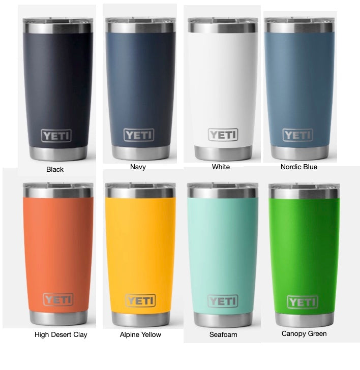 20 oz. Yeti Rambler Tumbler