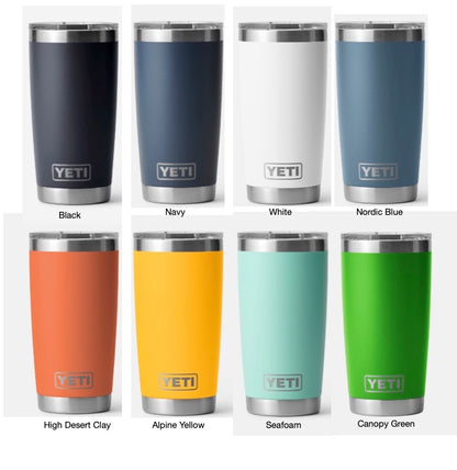 20 oz. Yeti Rambler Tumbler